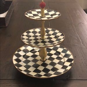 MacKenzie-Childs Three Tier Sweet Tray